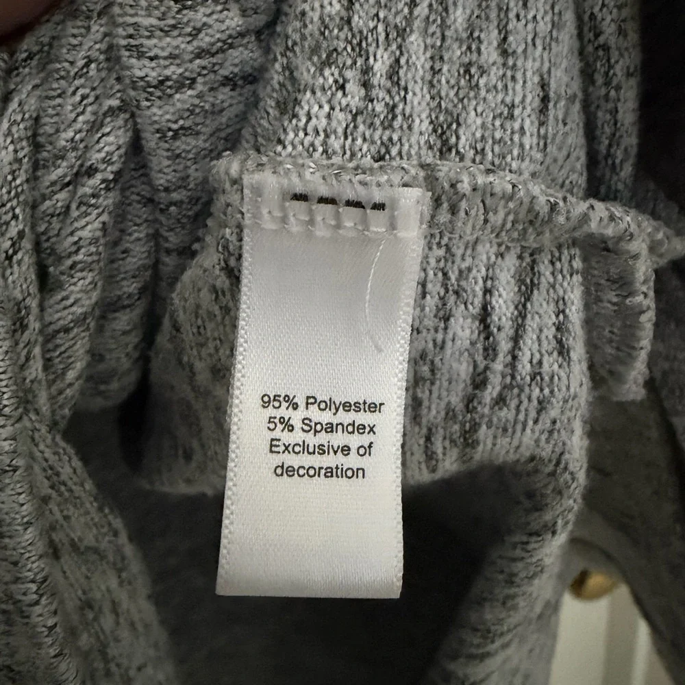 Donna Karan Heather Gray Hoodie - Picture 7 of 7